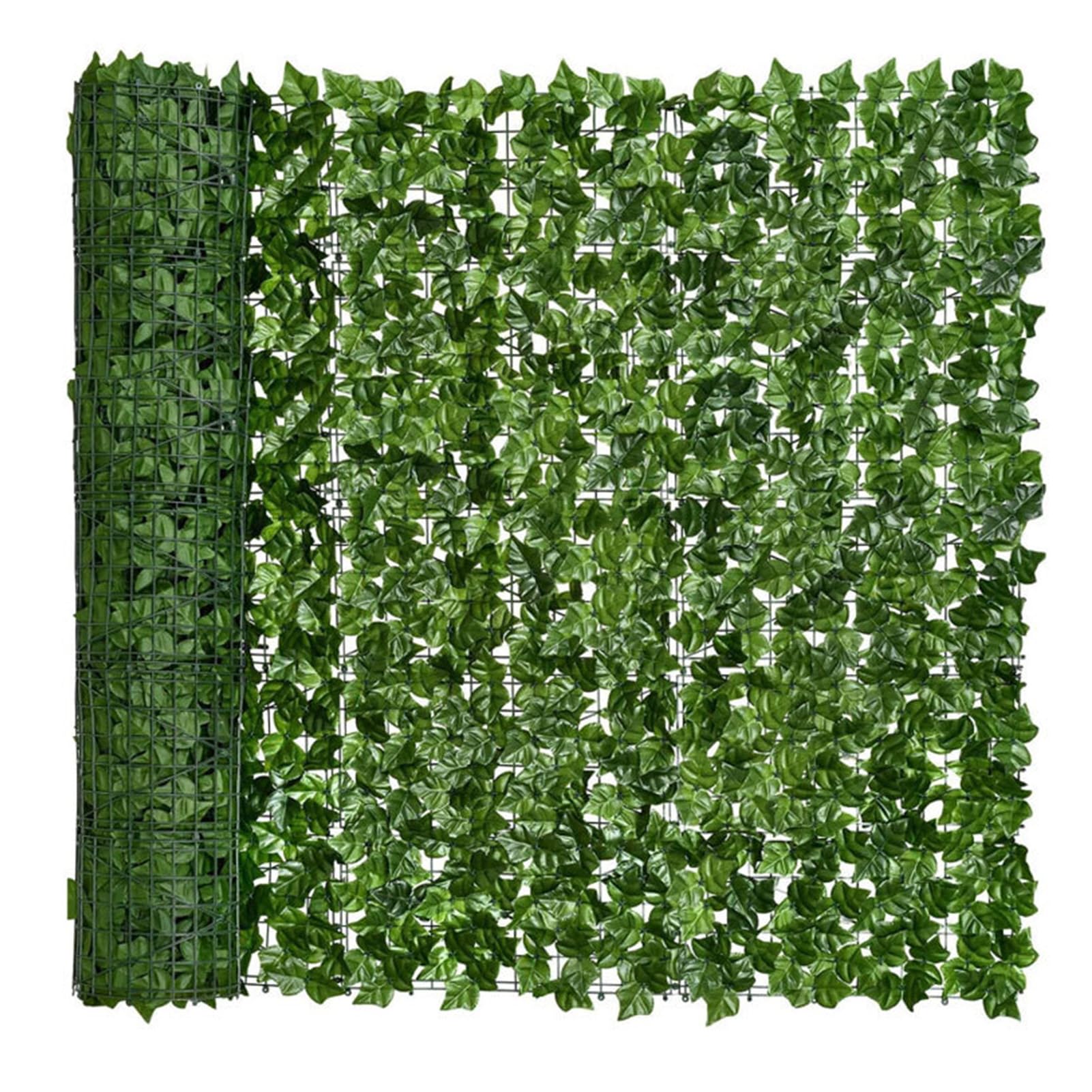 DAYONG Artificial Ivy Fence, Faux Ivy Privacy Wall for Courtyard, Garden, Artificial Hedges Vine Forest for Decoration, Shading, DIY Artistic Creation, (1x3 Meter, Vine Leaves)