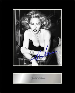 Madonna Signed Mounted Photo Display #2