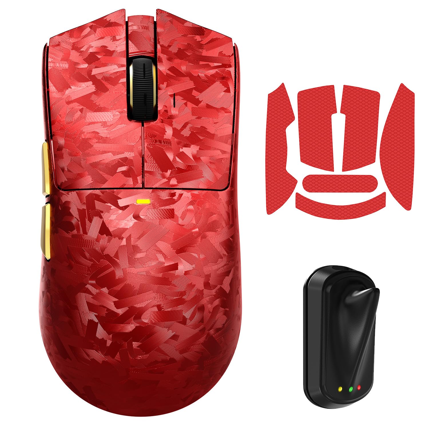 ATTACK SHARK X11 Ultra Wireless Gaming Mouse, Ultra-Light 63g, 42K DPI, 8K Polling, Nordic Chip, Carbon Fiber, for Esports & Pro Gamers