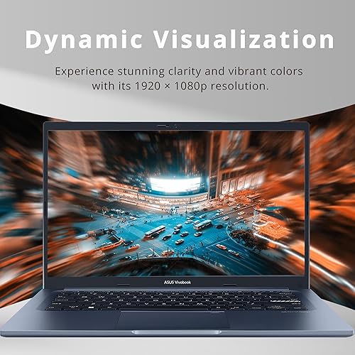 Miniatura 3 de ASUS Vivobook 14 14 pulgadas FHD portátil ligero, Intel Core i5 1240P, 16 GB de RAM, SSD de 512 GB, teclado retroiluminado, gráficos Iris Xe, cámara