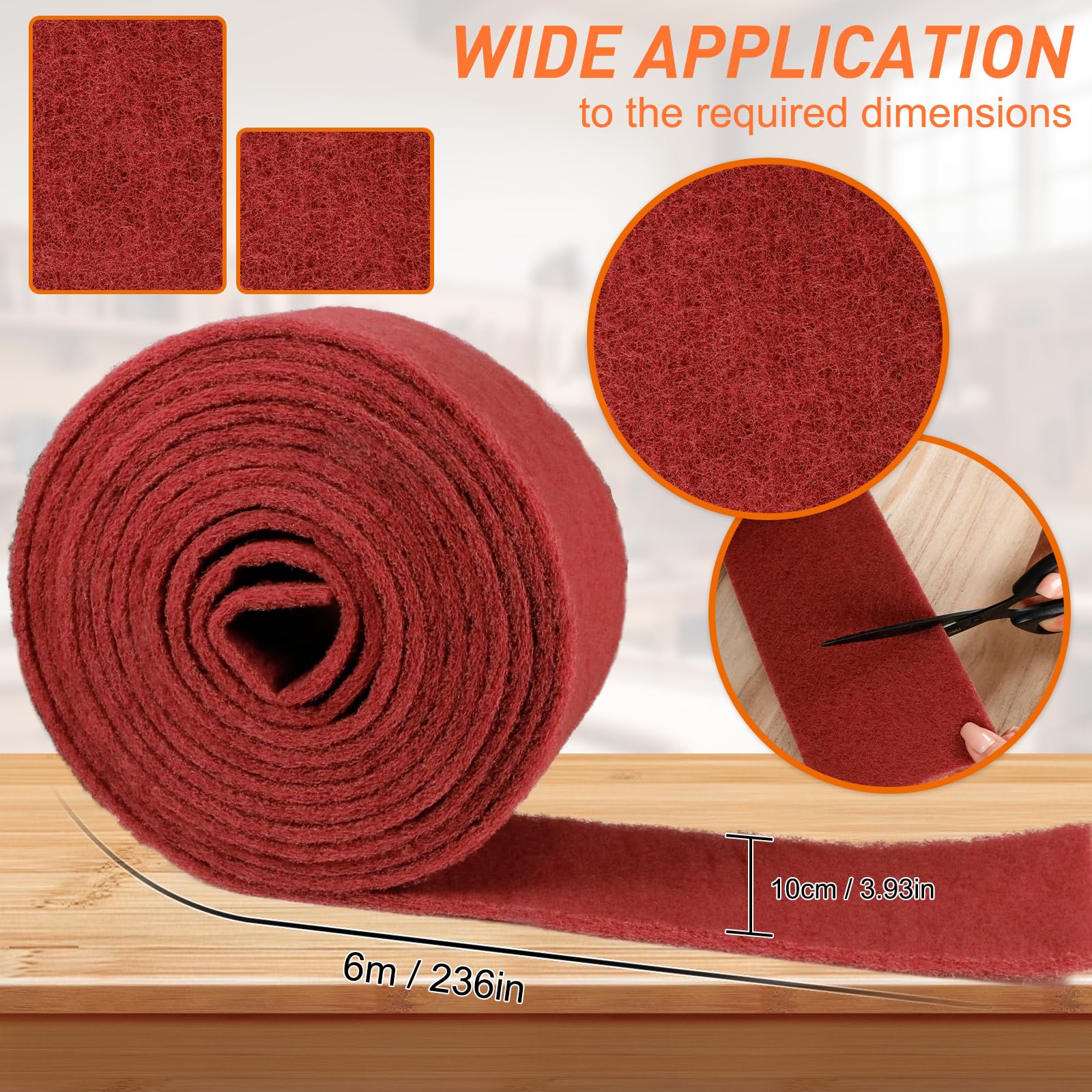 Cuttable Sanding Pads - Wet/Dry Abrasive Sheets -8
