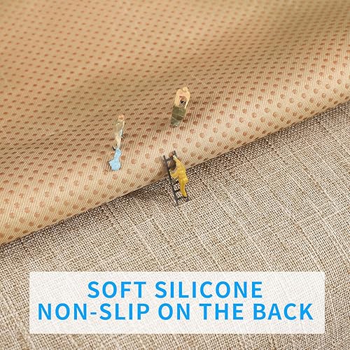 Miniatura 3 de Fundas para brazos de sofá, fundas antideslizantes para brazos de silla, fundas protectoras para brazos de silla, juego de 2 fundas protectoras para