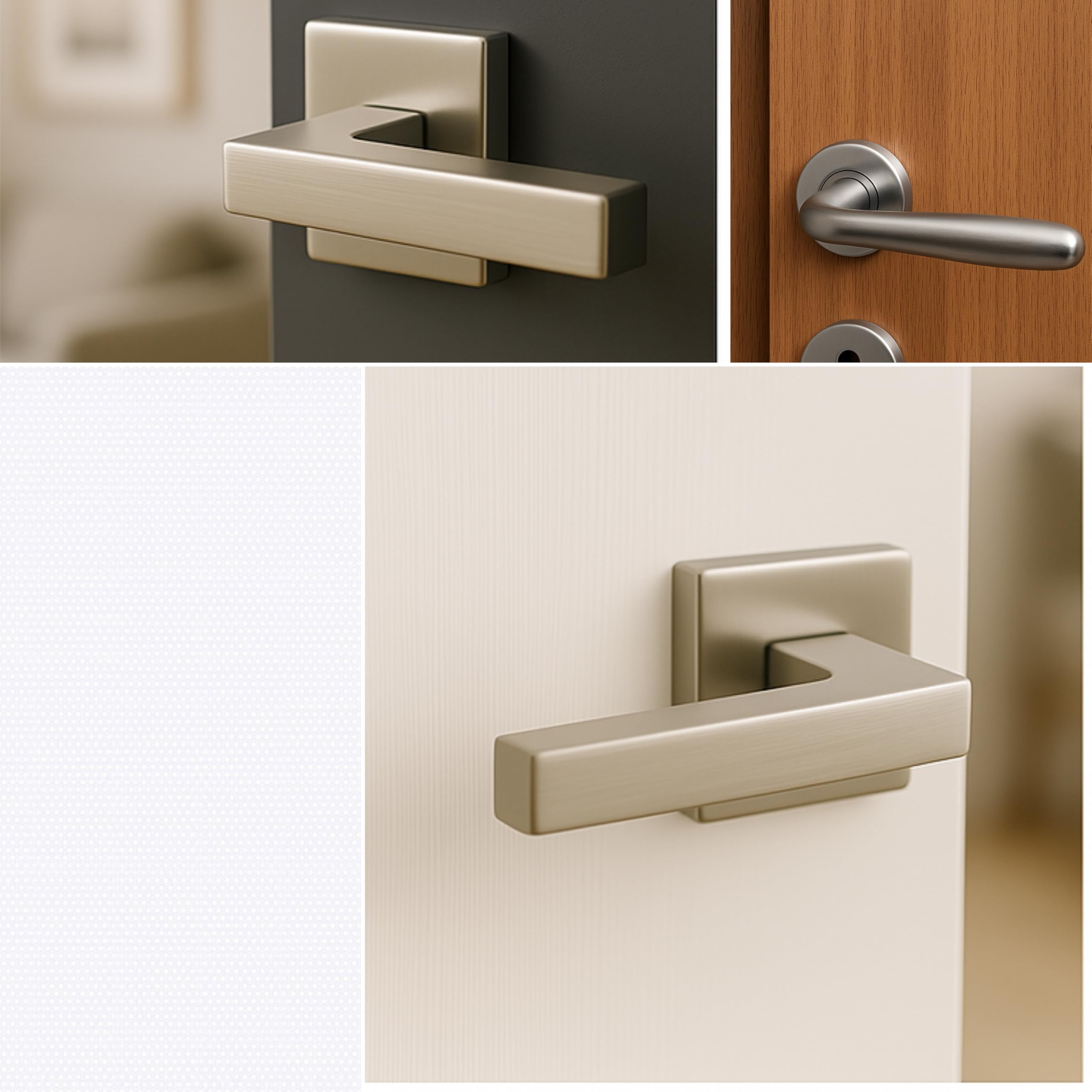 Maniglia In Cromo Satinato Twist Per Porte Interne: Eleganza Minimal Per Ogni Ambiente!