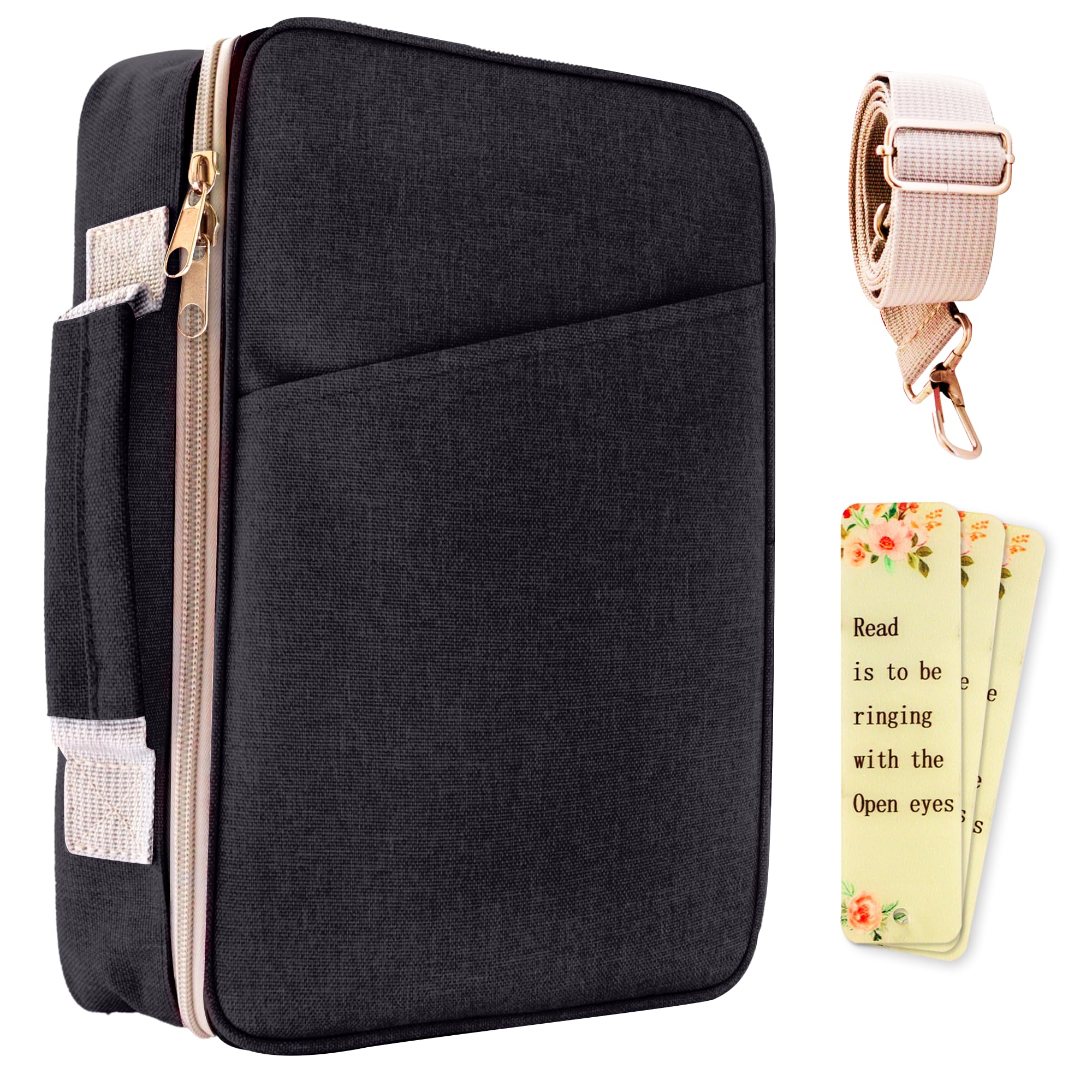 Photo 1 of Retractable Ballpoint Pens Black Ink 0.7mm Pens Writing Pen Office Fine Ball Point Pen for Journaling (12 count)
Bible Case Stylish, Bible Bag with Handle, Bible Covers for Women Including a Bookmark, Bible Cover Suitable for ipad, Book, Bible Carrying Ca