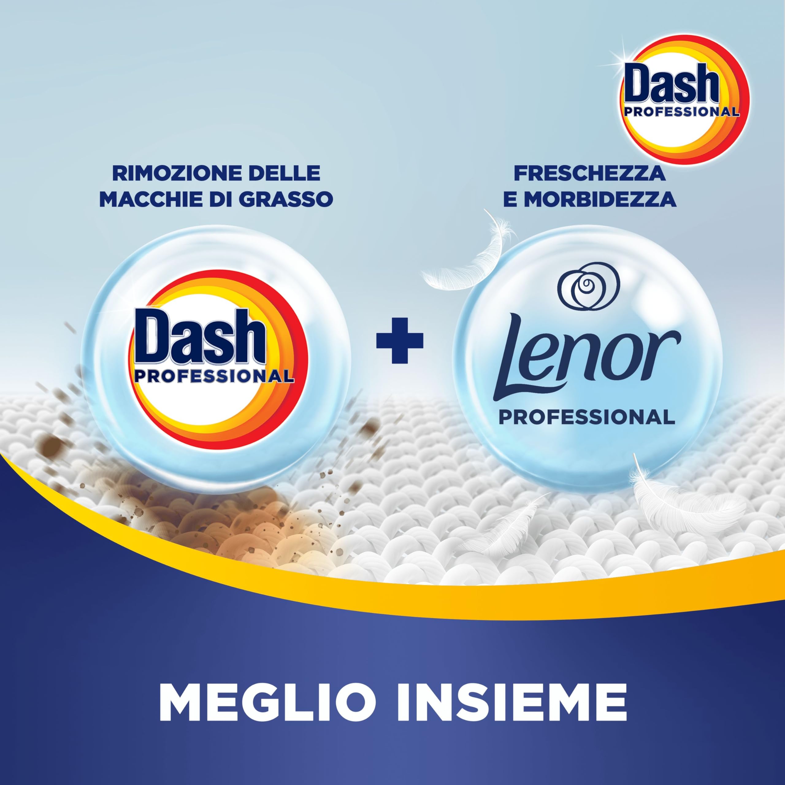 Dash Professional Detersivo Liquido Per Bucato Classico, 110 lavaggi, 4.95l, Efficace su tutti i tipi di macchie grasse, Per uso professionale