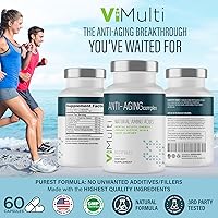 Vista 4 de vimulti Set completo de bienestar: aminoácidos naturales antienvejecimiento para hombres/mujeres y suplemento de salud masculina premium, apoya
