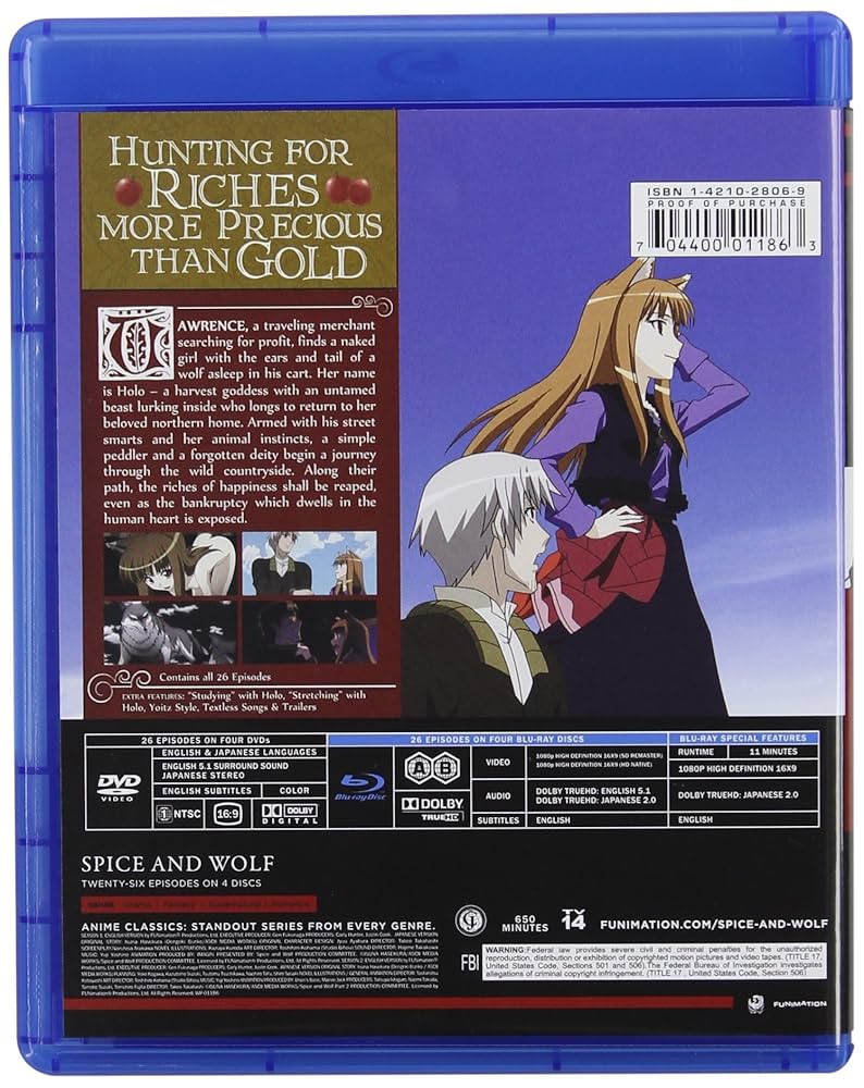 狼と香辛料： コンプリート・シリーズ 廉価版 北米版 / Spice & Wolf: Season 1-2 Complete Series [Blu-ray+DVD] [Import] 9jupf8b Amazon.co.jp: 狼と香辛料： コンプリート・シリーズ 廉価版