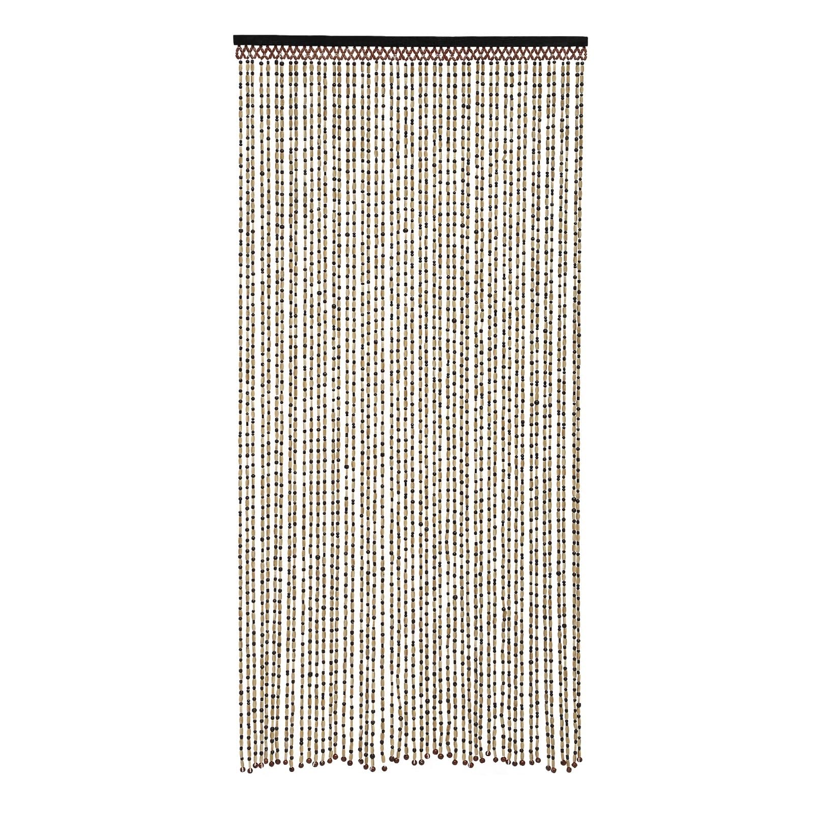 XUWEWI Wood Beaded Curtain Doorway Room Divider Wooden Hanging Cover 190 * 90cm For Doorway