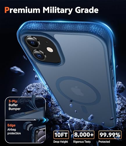 Miniatura 311 de Fntcase Funda para iPhone 15 Plus y 14 Plus de 6.7 pulgadas, magnética, a prueba de golpes de grado militar, antiamarilleo, delgada, protectora