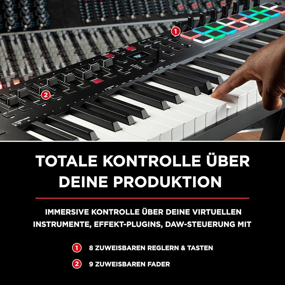 DTM・DAW M-AUDIO OXYGEN PRO 49 M-Audio Oxygen Pro 49 – 49-Tasten USB MIDI Keyboard