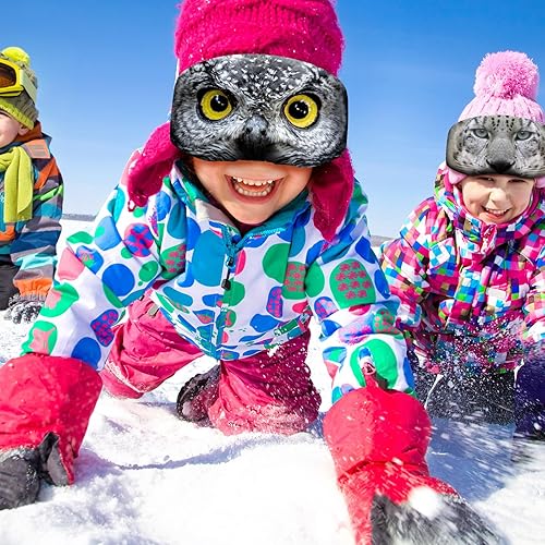 Miniatura 6 de 4 fundas para gafas de esquí, snowboard, cubierta de microfibra protectora para lentes de protección contra arañazos y polvo para viajes