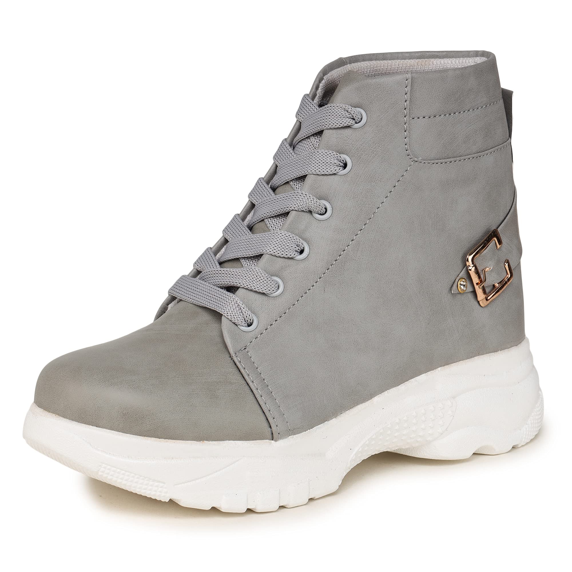 DICY High Ankle Heel shoes for Women And Girls Casual Stylish New Model Latest Trendy Sneaker 9023 (B097YK1PWP) Amazon Price History, Amazon Price Tracker