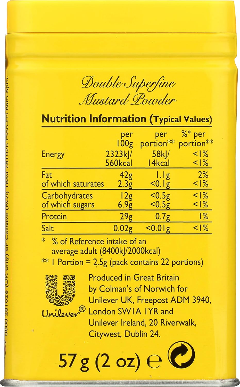 Colman's Dry Mustard Powder, 2-Oz. image 5