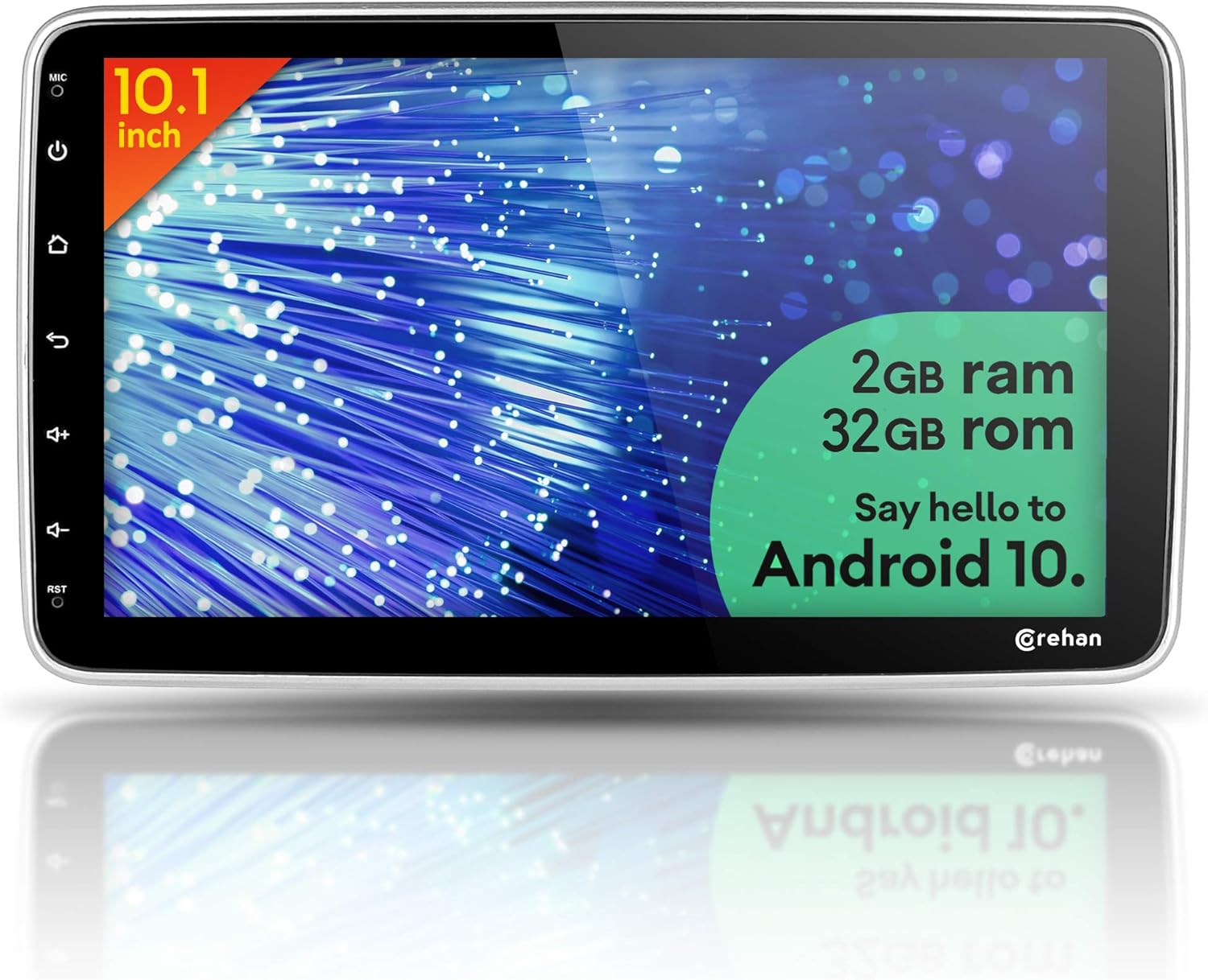Black Friday - 70% OFF Double Din Car Stereo - Corehan 10.1 inch Touchscreen Android 10 Car Radio with Bluetooth WiFi GPS Navigaion System (2GB Ram 32GB ROM)