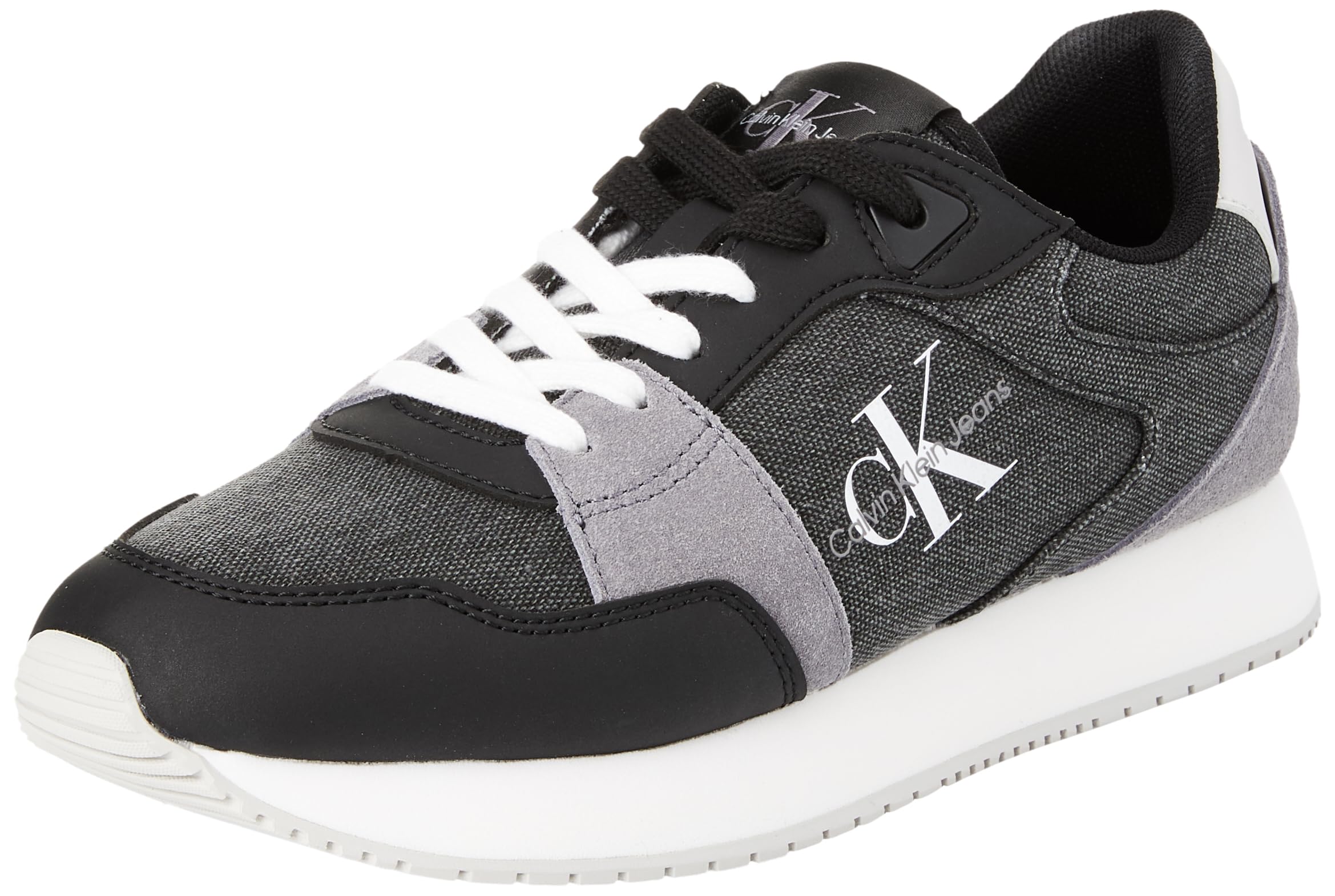 Calvin Klein Jeans Zapatillas para Mujer Runner Sneaker Low Lace Mix Deportivas