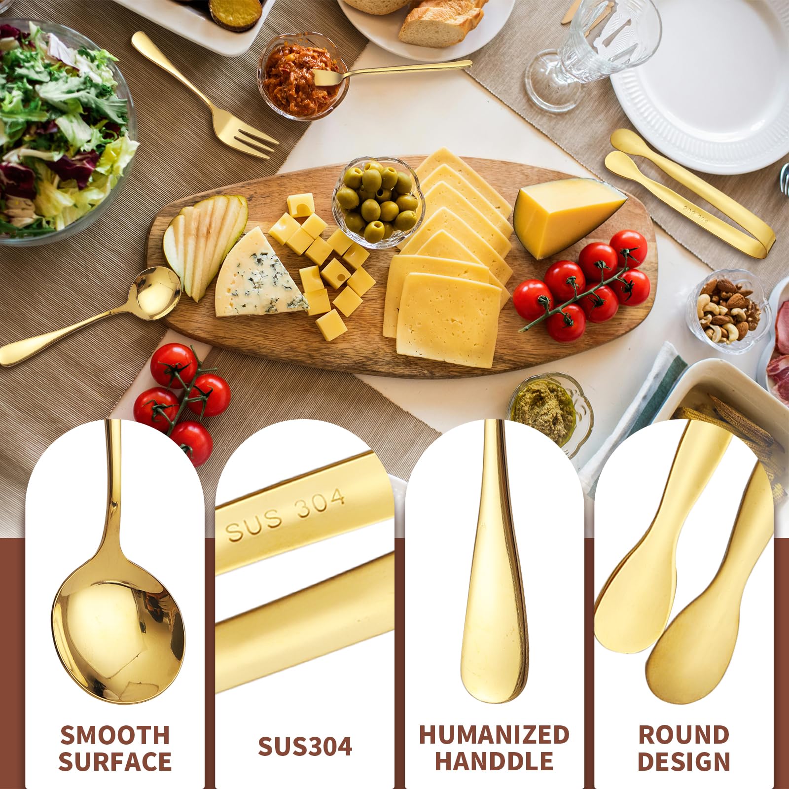 Charcuterie Boards Accessories Gift Set -4