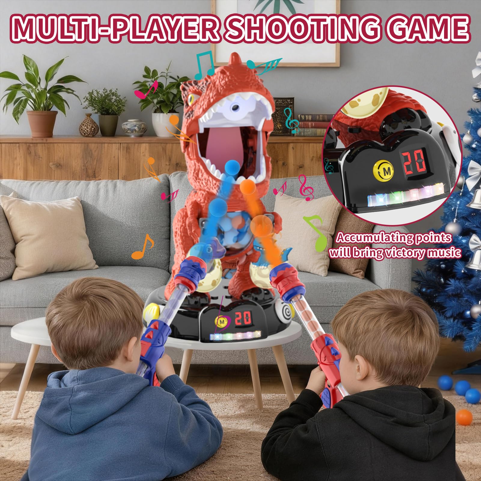 Dinosaur Blaster Toys - Chomp & Shoot! -4