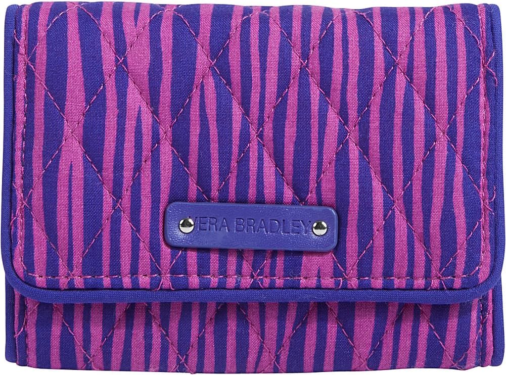 Vera Bradley Petite Trifold Wallet Impressionista Stripe