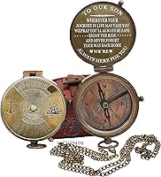 Vista 9 de Brújula con calendario grabado para mi hijo, brújula personalizada para regalo de hijo, regalo para nuestro hijo