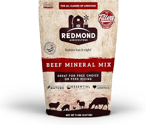REDMOND Agricultura Mezcla Mineral de Carne de res Sal Mineral Premium