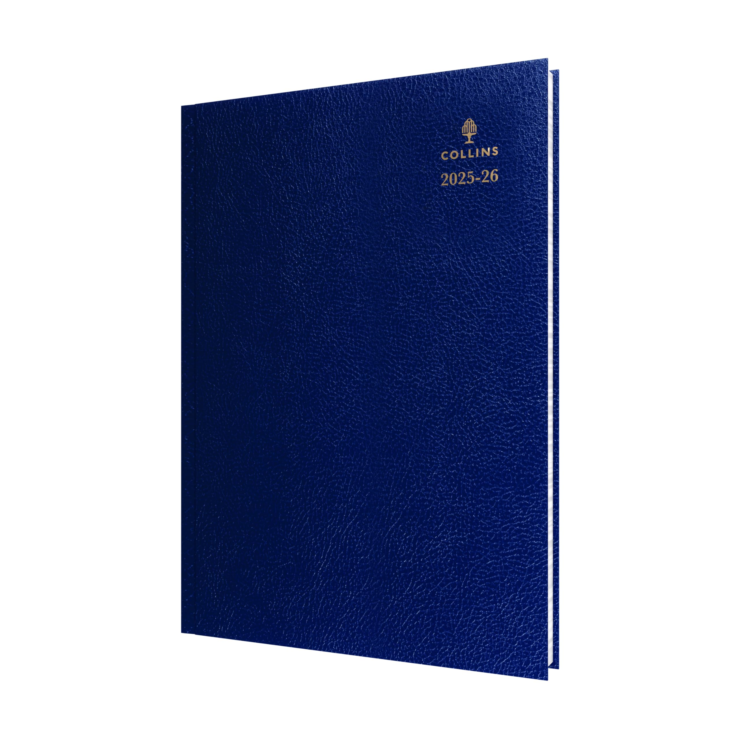 Collins 'Desk' 13 Month Mid/Academic Year Planner, July 2025-July 2026-44M.60-2526 -Day-to-Page Appointments Diary, A4 Hard Cover, Blue