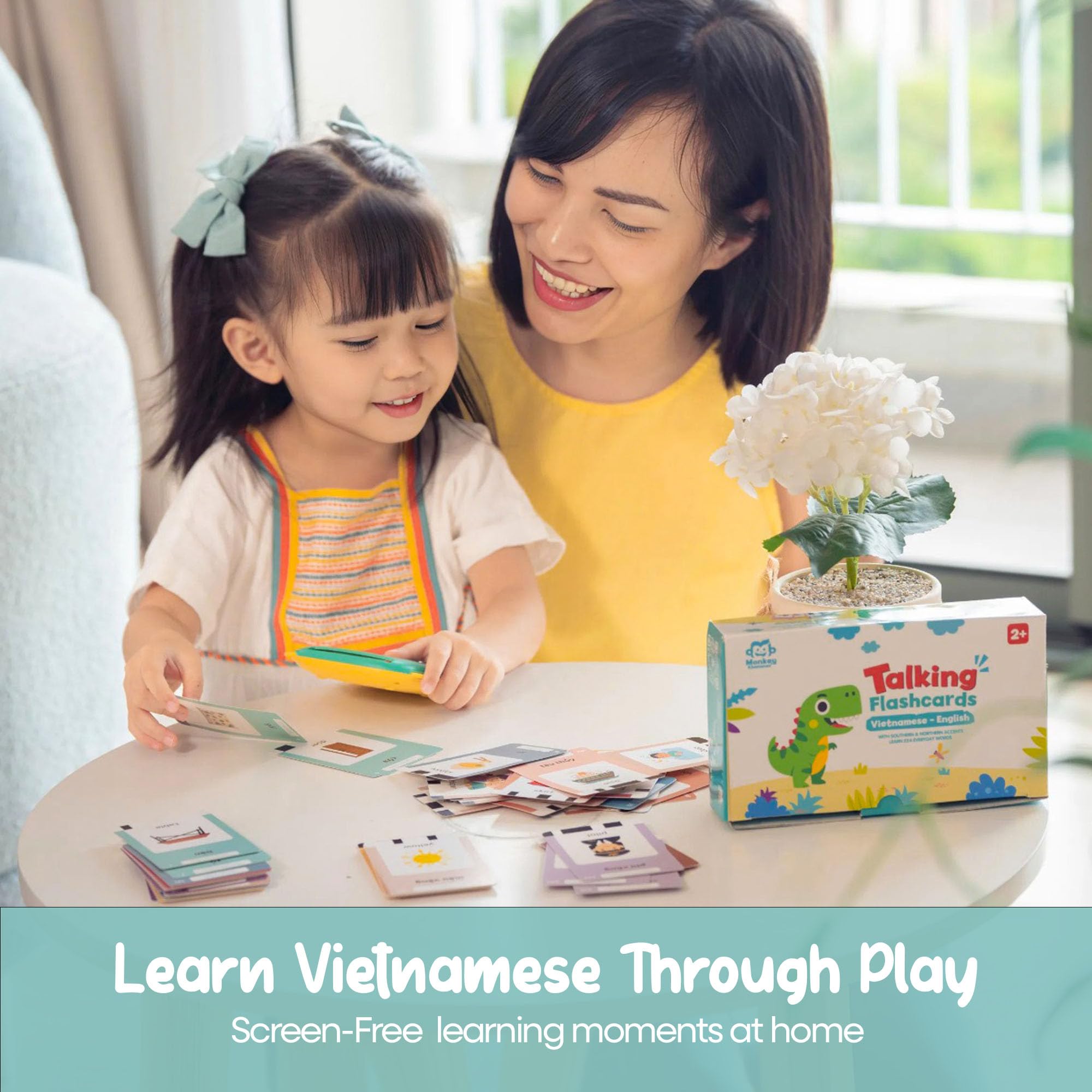 Amazon.com: Monkey & Bananas | Vietnamese–English Talking Flash