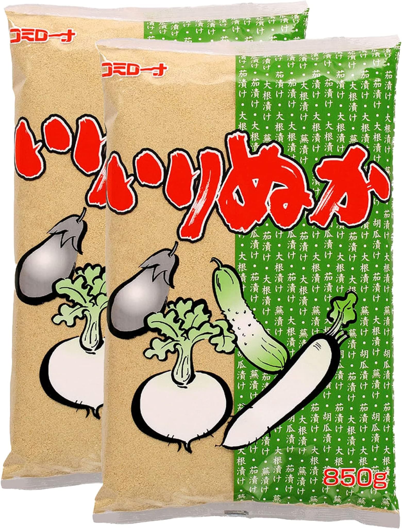 Koshei Foods Roasted Rice Bran 60 oz. (2 pk of 30 oz.) Fermentation Starter, All Natural, Made in Japan