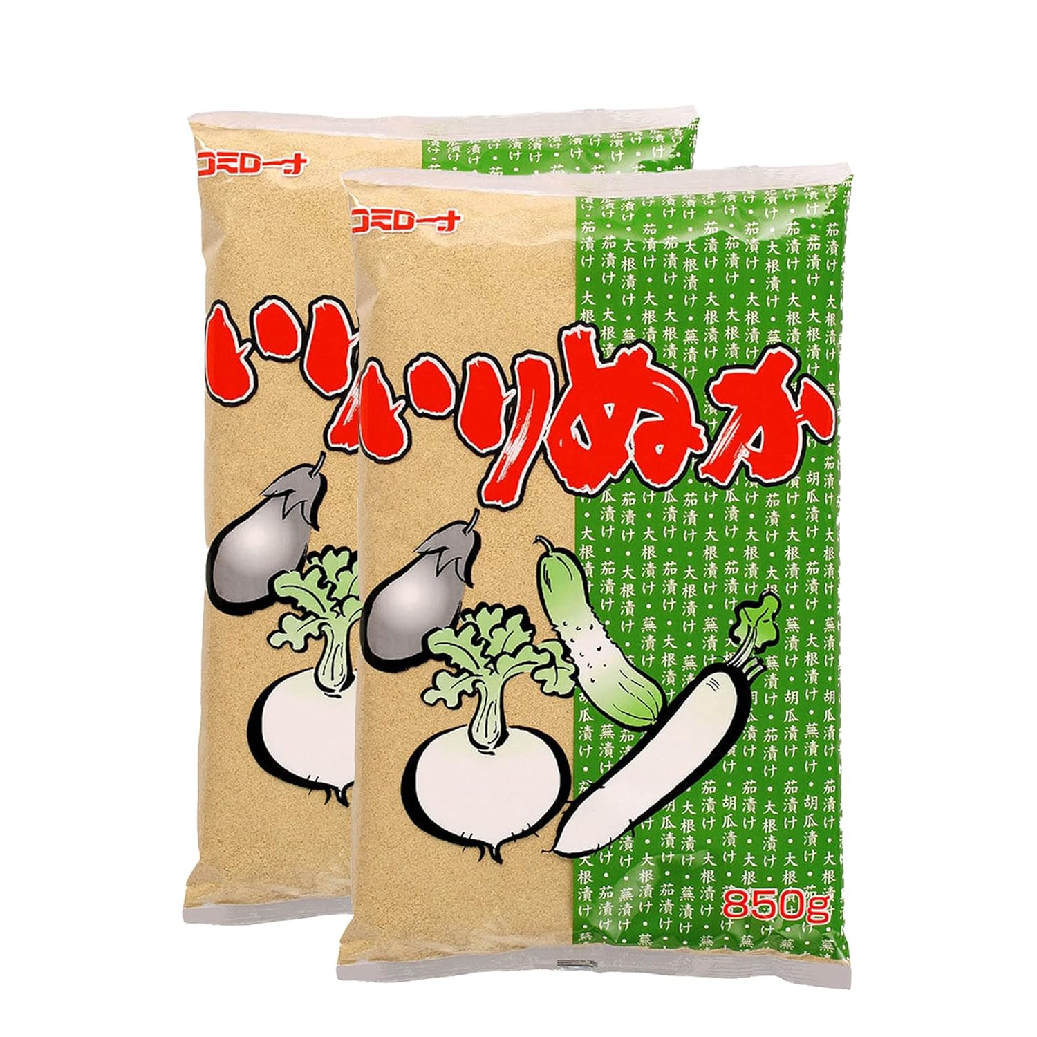 Koshei Foods Gebratener Reiskleie 60 oz. (2 pk von 30 oz.) Fermentationsstarter, All Natural, Made in Japan