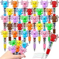 Vista 19 de CZWZ 8 piezas de bolígrafos de cuentas navideños, bolígrafos de plástico con cuentas y cuentas de silicona multicolor, bolígrafos navideños