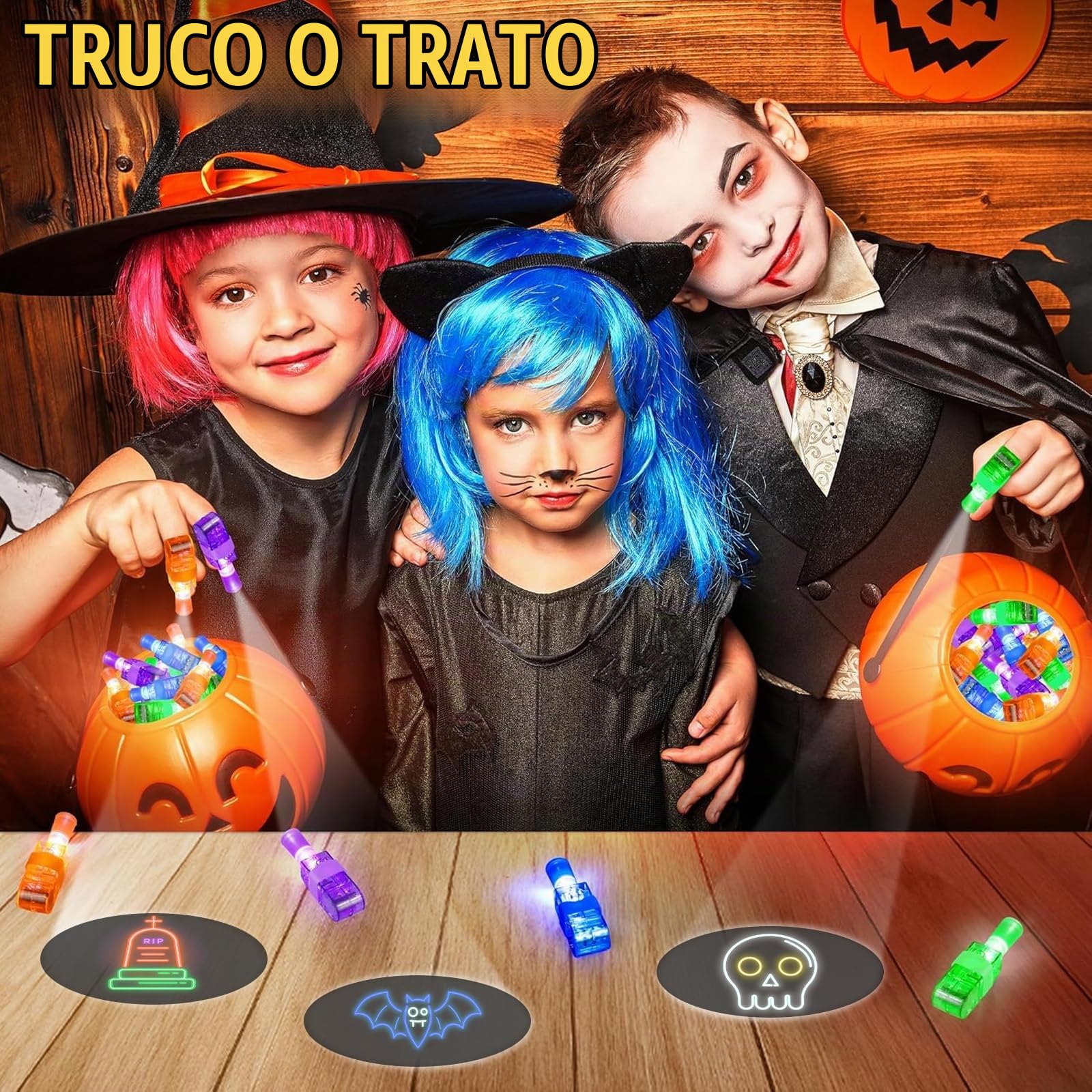 Anillos Luminosos,36 Piezas Juguetes de lluminación LED,Luces LED para Dedos,Dedo Luces,Anillos Luces de Dedos,para Carnaval,Mardi Gras,Fiesta Temática,Víspera de Todos los Santos