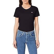 Levi’s The Perfect Tee, T-Shirt Donna, Mineral Black, L
