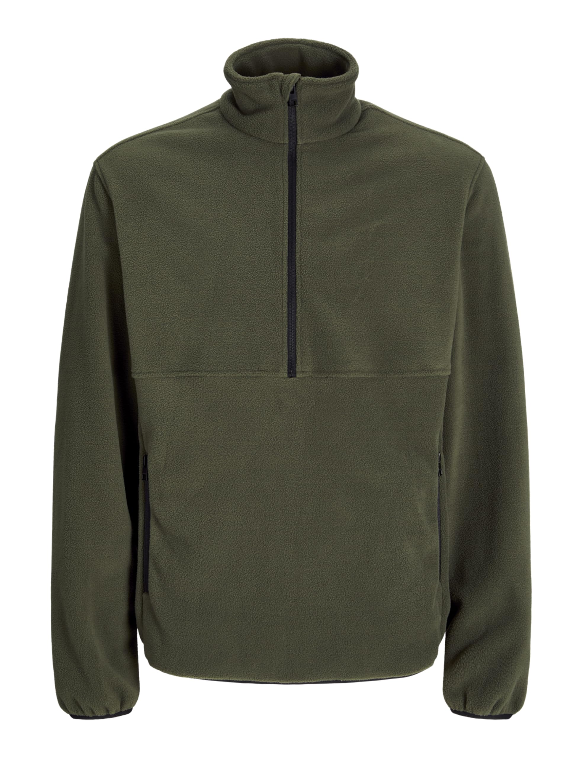 JJ REBEL Men's Jrebfleece Half Zip Jacket, Forest Night, XS