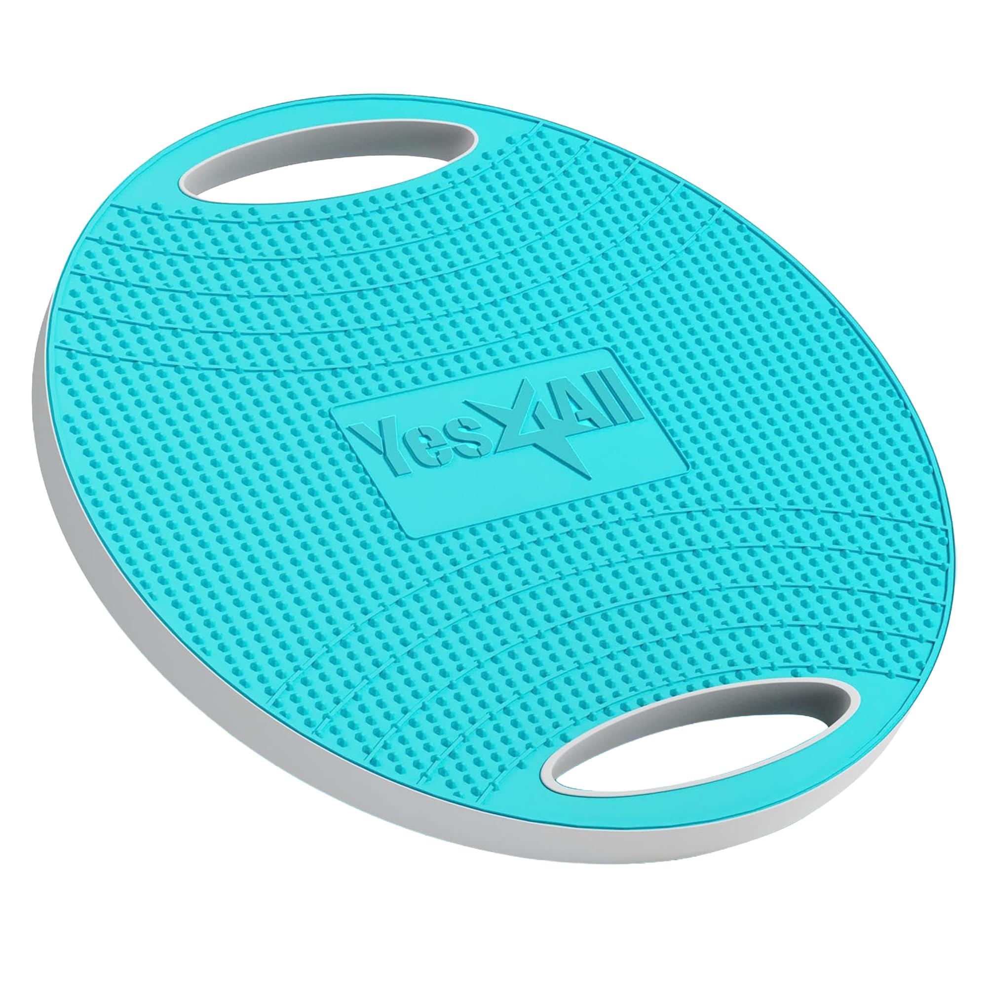 Yes4All Wobble Balance Board sky blue plastic with carry handles