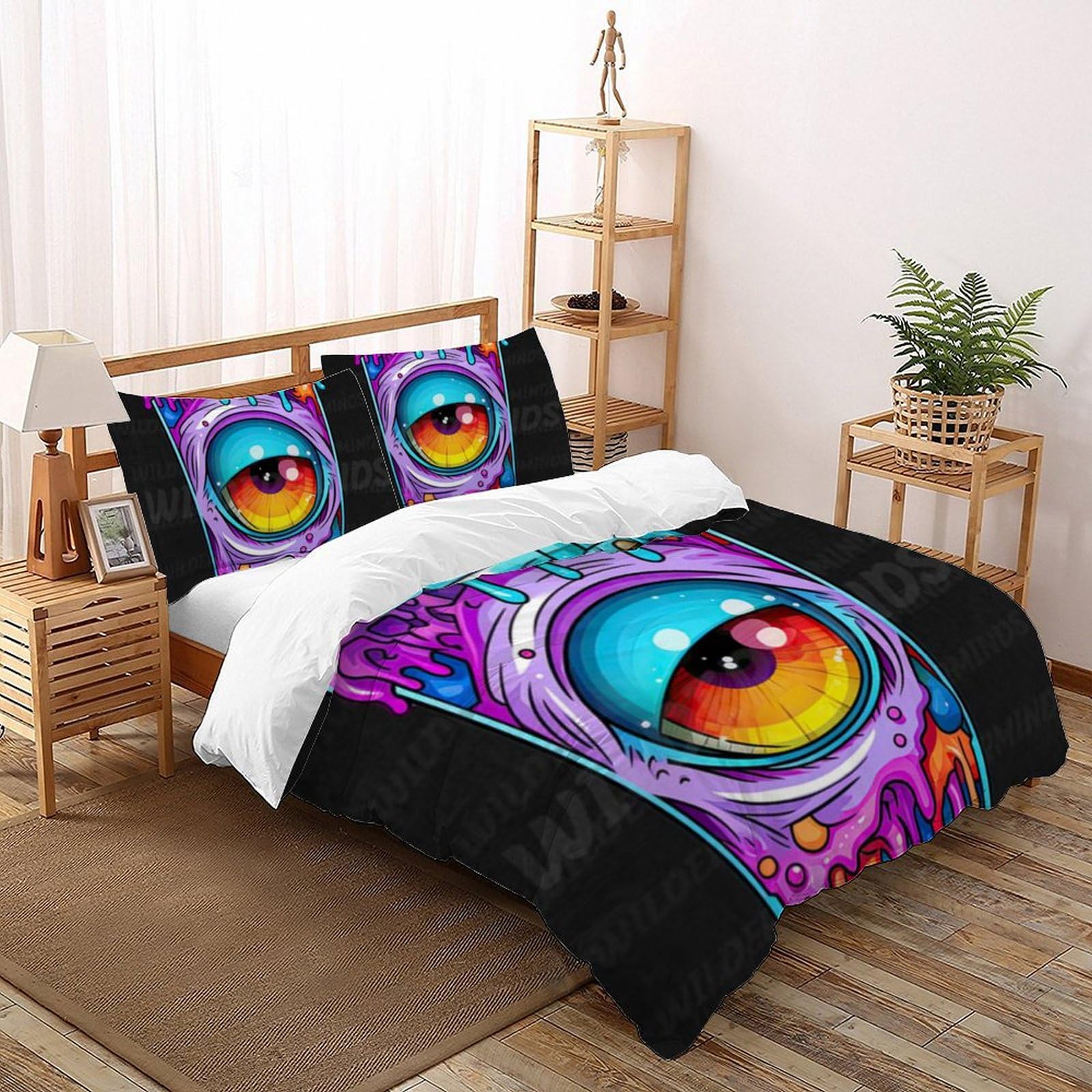 Housse de couette 220x240cm avec fermeture éclair pour lit de garçon