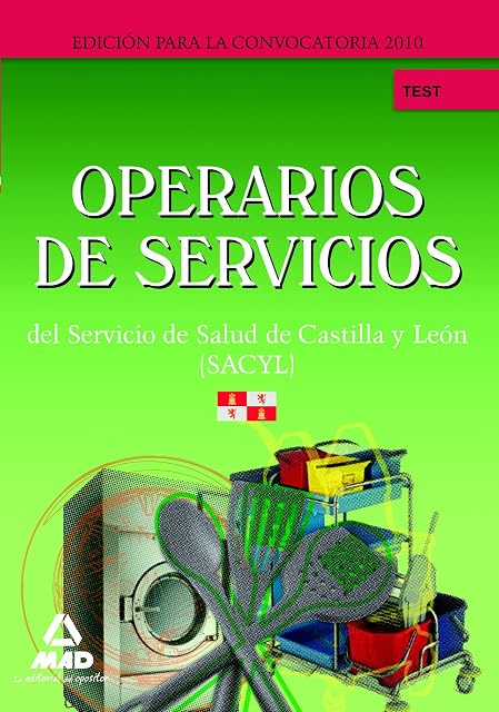 Portada de Operarios de servicios del servicio de salud de castilla y león . Test