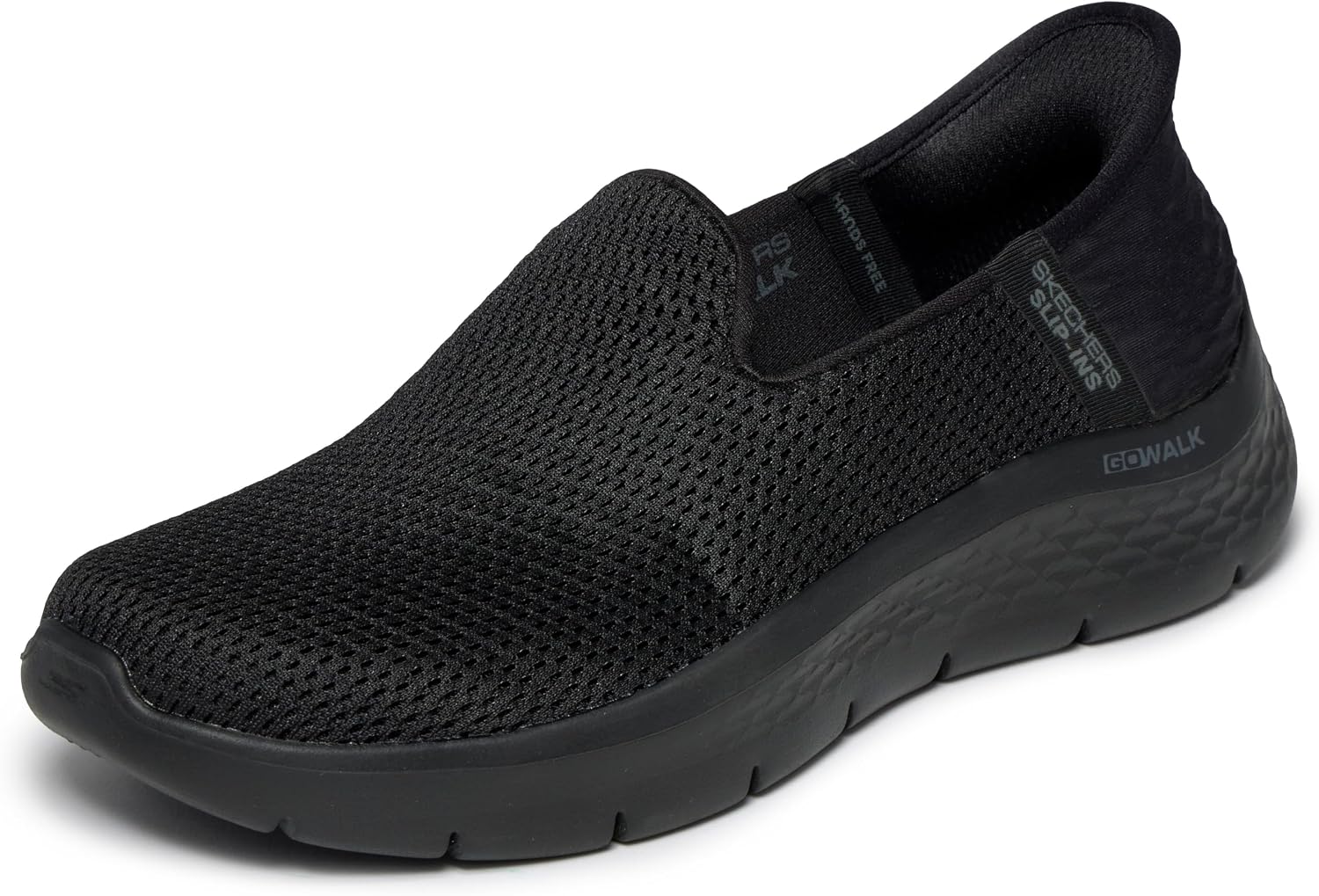 Skechers Women's Go Walk Flex Slip-ins-Relish Sneaker, Black, 5