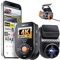 VANTRUE S1 PRO MAX 4K+ 4K Doppia Dash Cam STARVIS 2, Anteriore e Posteriore