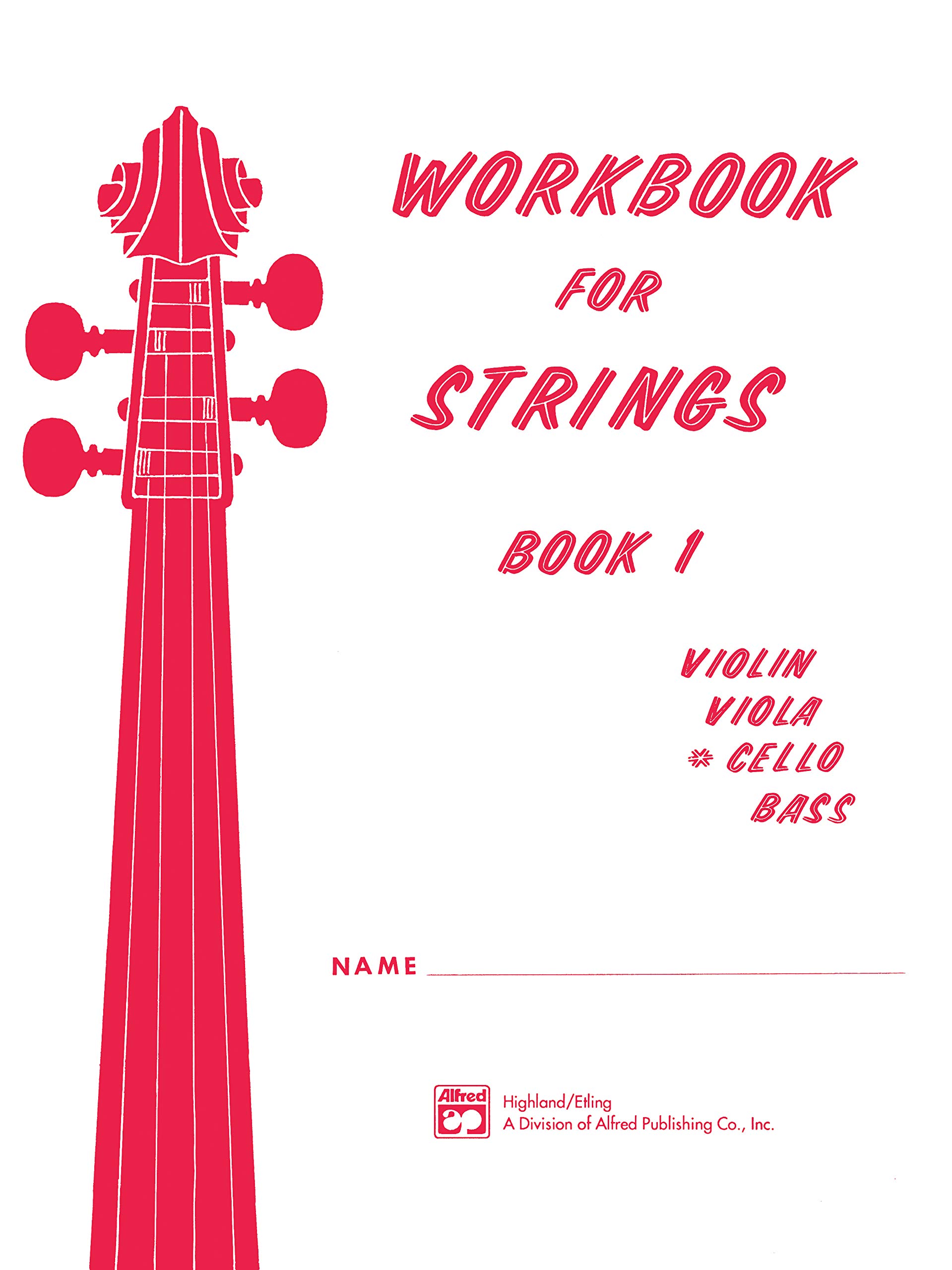 Workbook for Strings, Bk 1: Cello