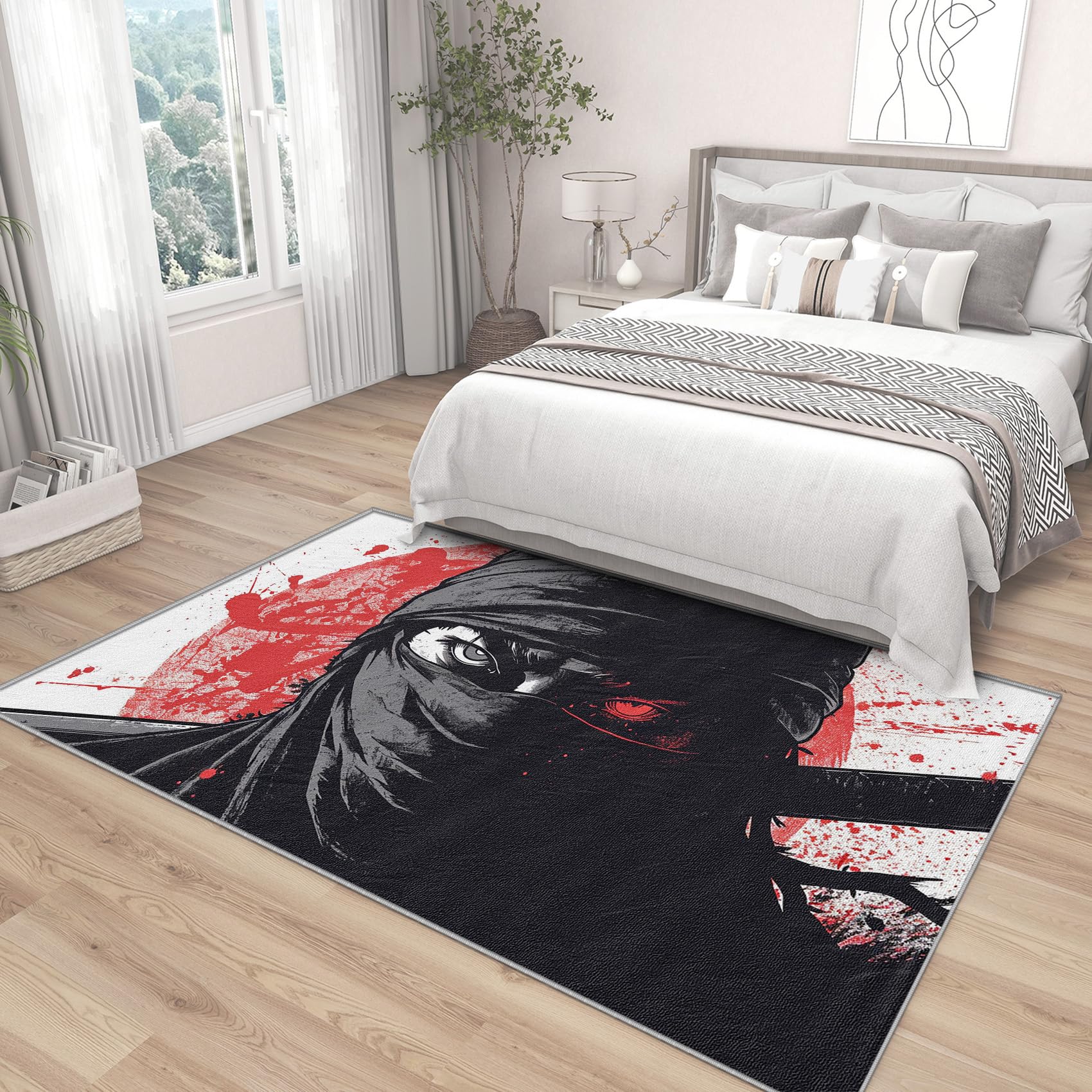 Amazon.com: Yoozitrees Japanese Rug 8x10 - Ninja Rug, 4x5 Rug