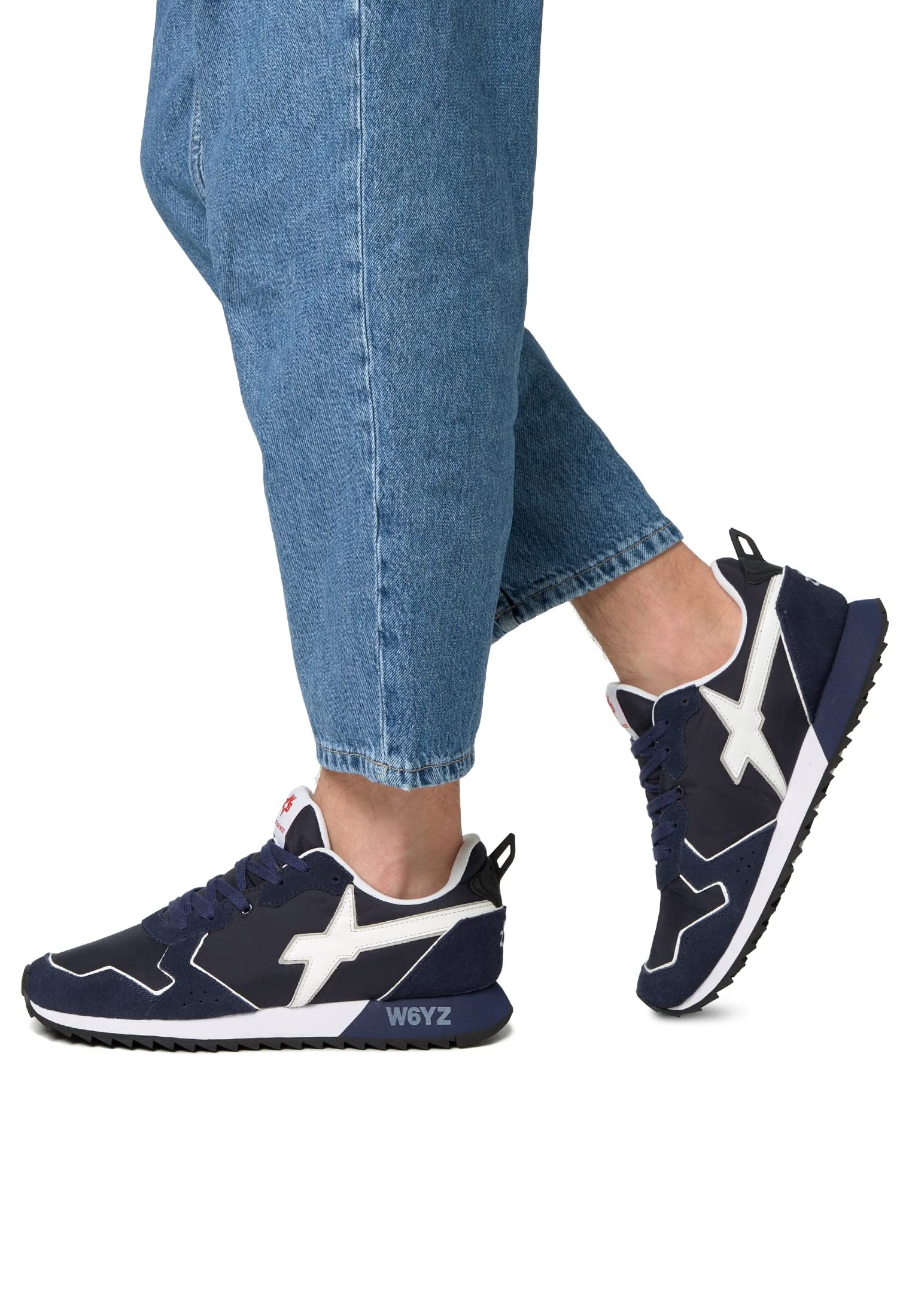 w6yz Sneakers in Tessuto Tecnico e Suede