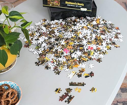 Miniatura 3 de Blackbeard's Bounty Pirate Treasure Puzzle para adultos y niños | Difícil rompecabezas de 1000 piezas | Divertido regalo de cuarentena | Desafío