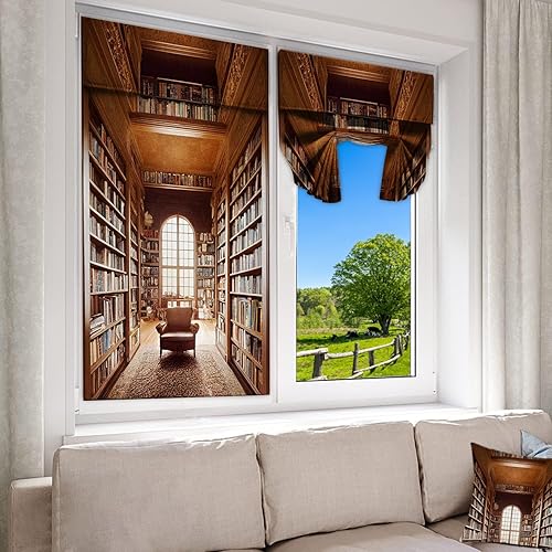 Miniatura 4 de Cortinas rústicas para puerta, diseño de madera de granero, cortinas de puerta francesa estilo granja occidental, tratamiento de ventana pequeña