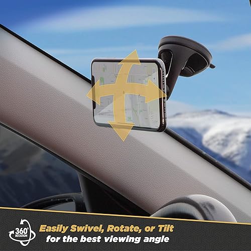 Miniatura 15 de Scosche MMD-RPSP1 MagicMount Select - Soporte magnético para teléfono de automóvil, soporte magnético fuerte para iPhone y Android, soporte