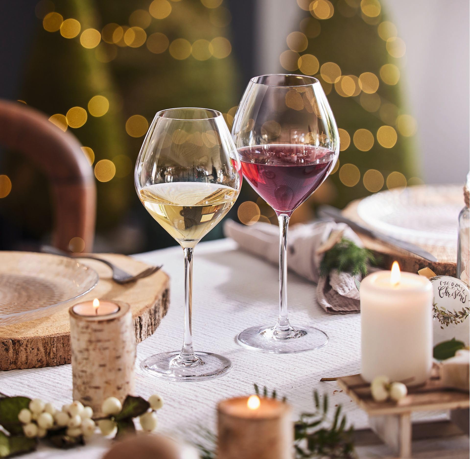 Chef&Sommelier - Collection Cheer Up - 6 verres à vin blanc 35 cl en Cristallin - Verres Modernes et Élégants - Résistance Hors Norme - Transparence Absolue (Lot de 2)