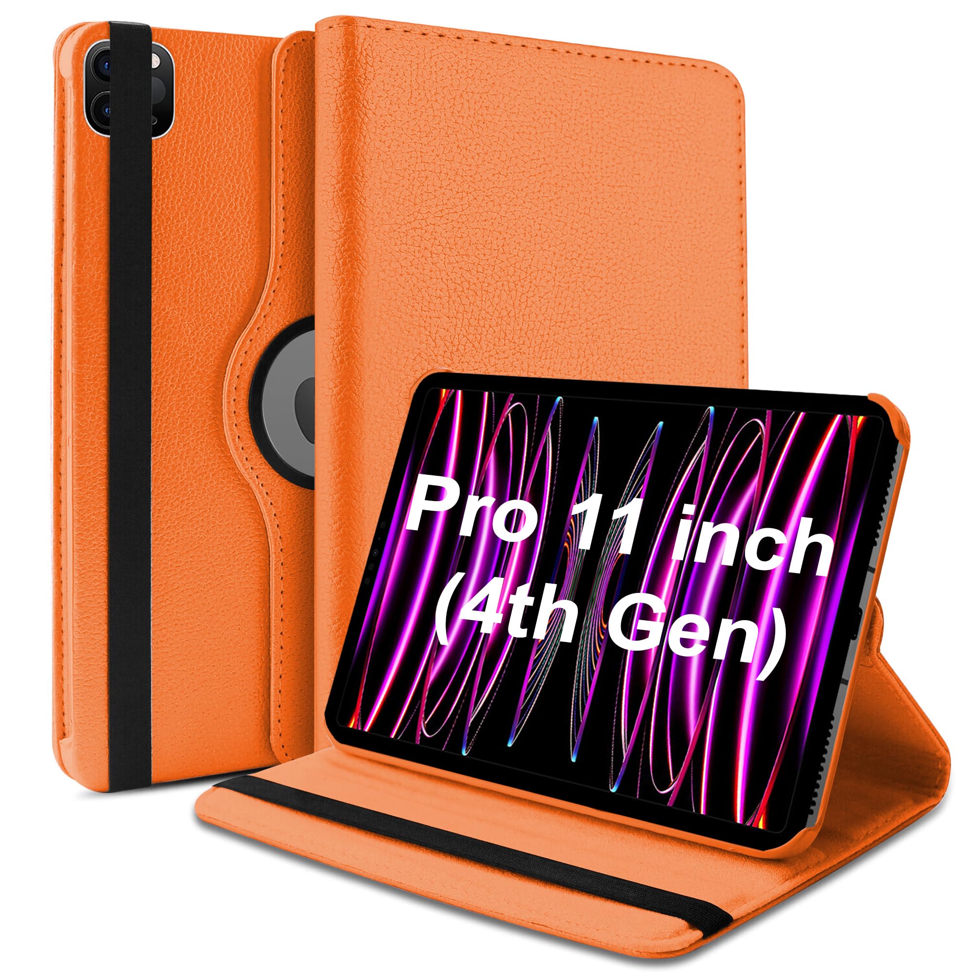 TGK Rotating Cover for iPad Pro 11 inch 4th Gen 2022, Orange 360 Degree Leather Stand Case (B0BLV7QGJY) Amazon Price History, Amazon Price Tracker