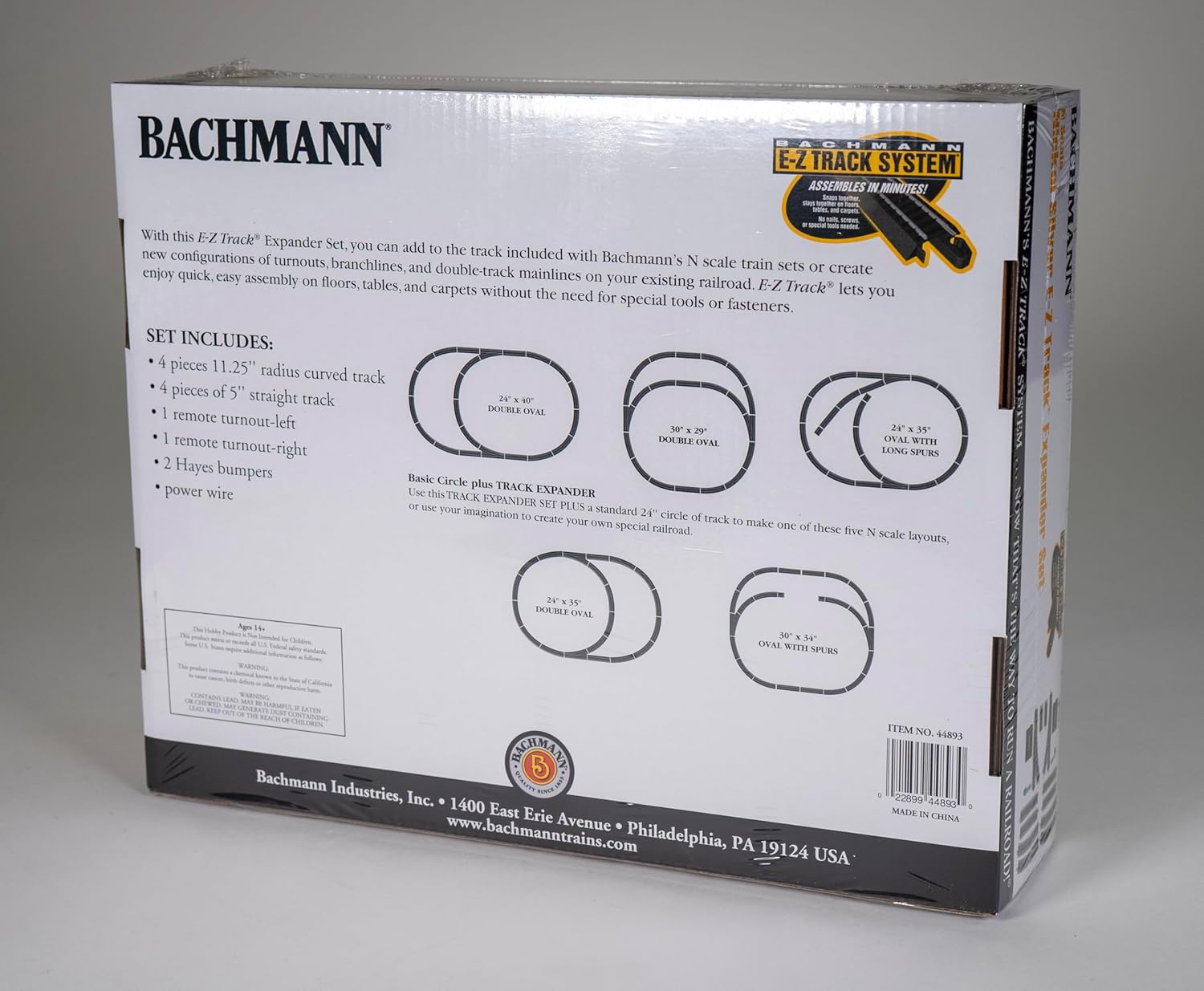 E-Z TRACK® EXPANDER PACK - Nickel Silver - N Scale