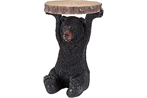 Bits and Pieces Bear Accent Table: A Wildlife Wonder