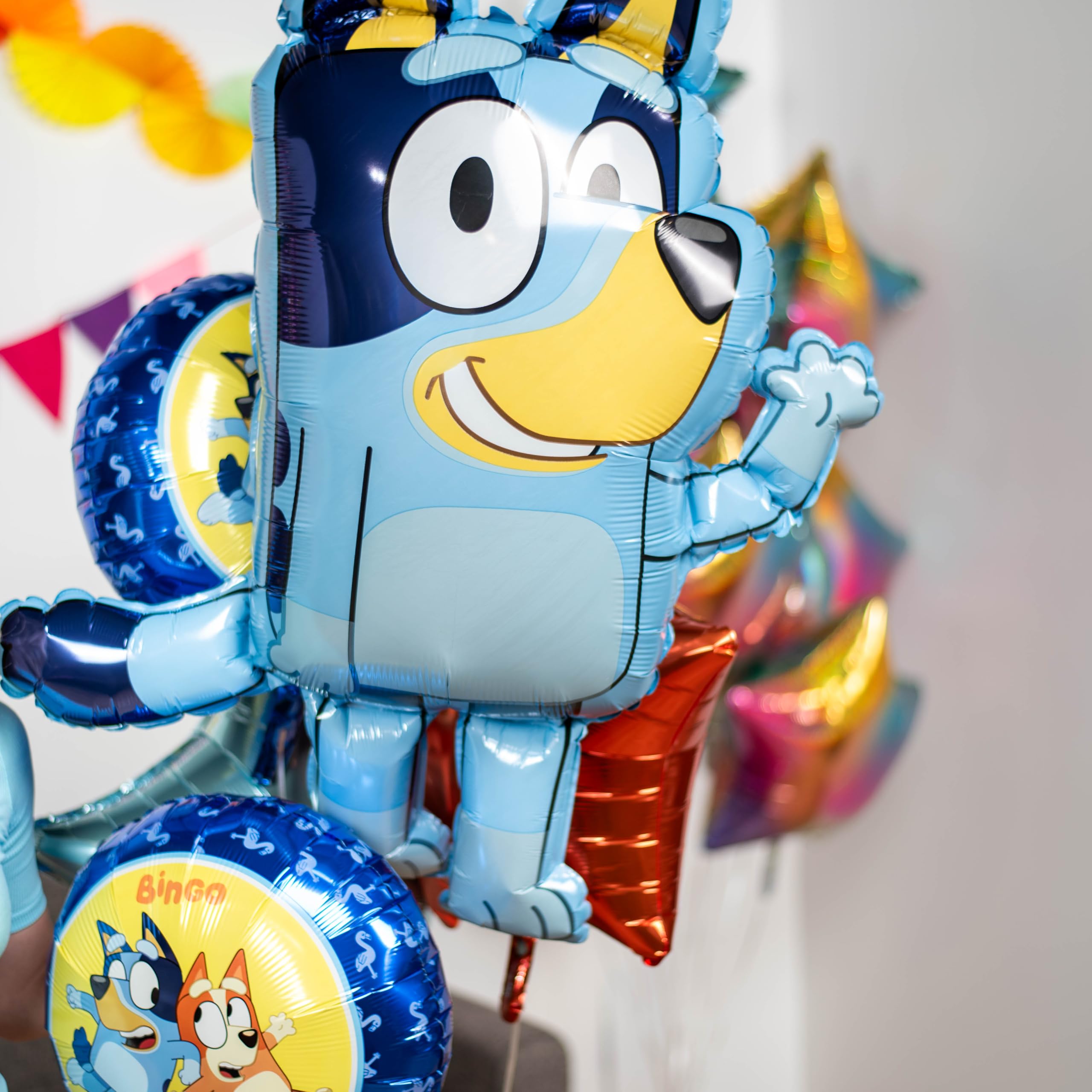 Amazon | Bluey and Bingo 誕生日パーティー用品 バルーンブーケ
