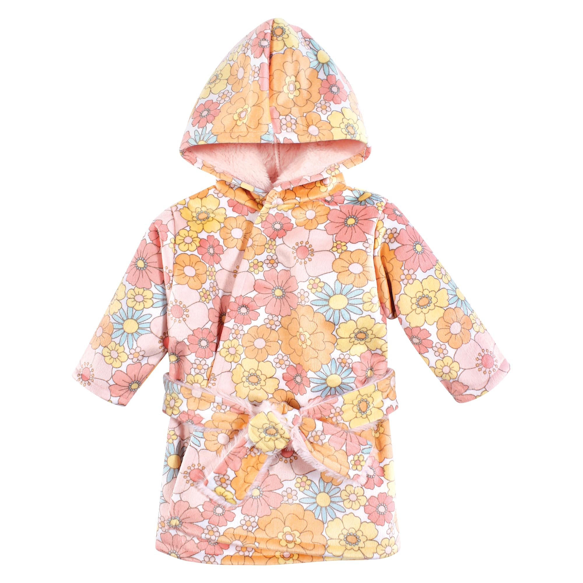 Hudson Baby Unisex BabyMink with Faux Fur Lining Pool and Beach Robe Cover-ups
