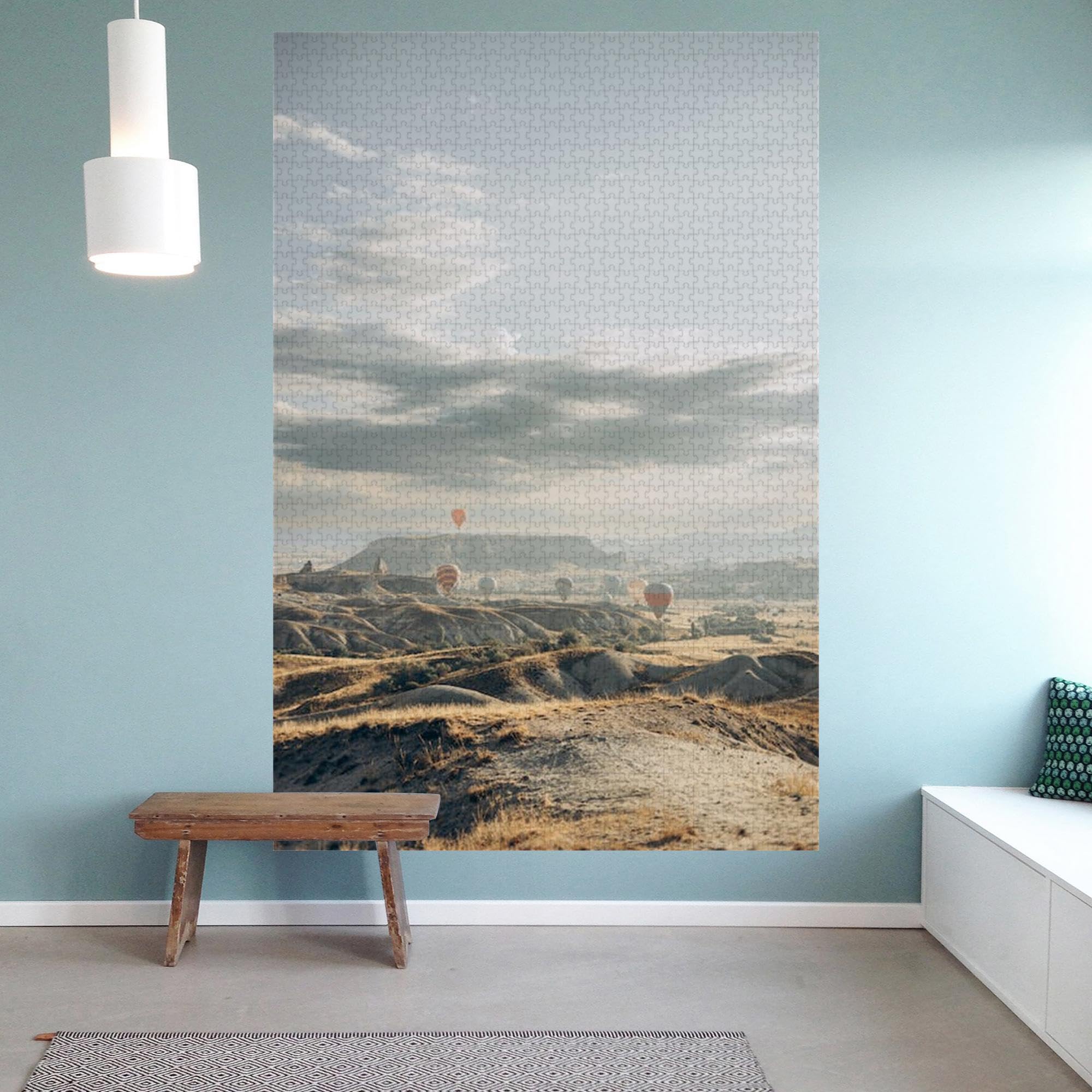 Heißluftballon – 3000-teiliges Holzpuzzle – lustige Indoor-Aktivitäten, großes Puzzle, Geschenk